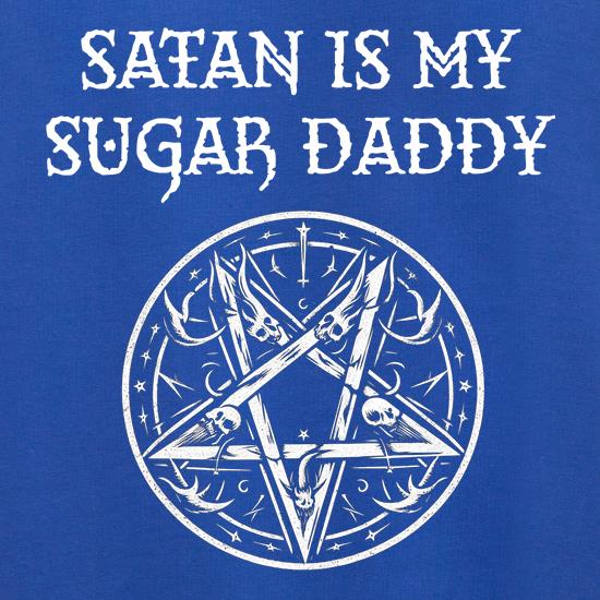 Satan Is my Sugar Daddy inverted pentagram t shirt